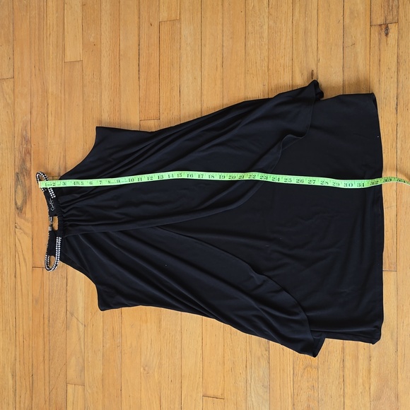 Jessica Simpson Black Chain Halter Neck Size 4 - Picture 7 of 8